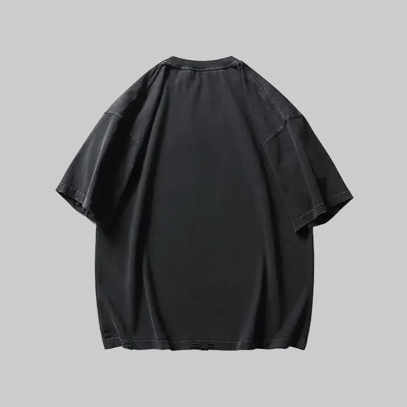 BLACKARMADA Unisex Oversized T-Shirt - Minimalist Design, 100% Cotton, Everyday Casual Wear