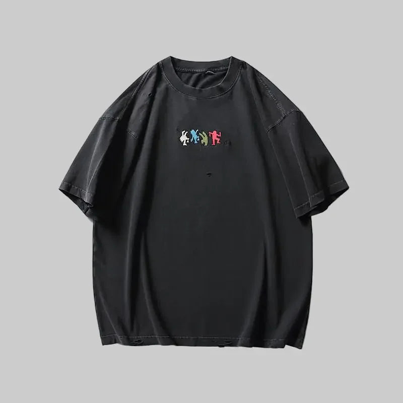 BLACKARMADA Unisex Oversized T-Shirt - Minimalist Design, 100% Cotton, Everyday Casual Wear