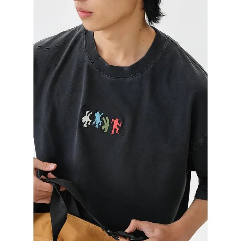 BLACKARMADA Unisex Oversized T-Shirt - Minimalist Design, 100% Cotton, Everyday Casual Wear