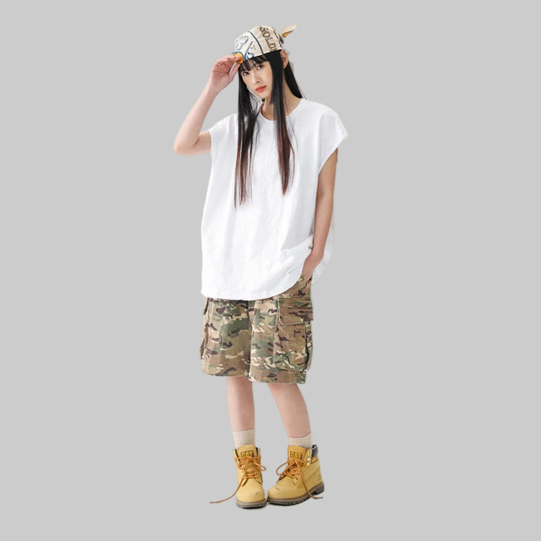 BLACKARMADA Unisex Vintage Sleeveless Tee | 100% Cotton Stone-Washed Oversized Shirt