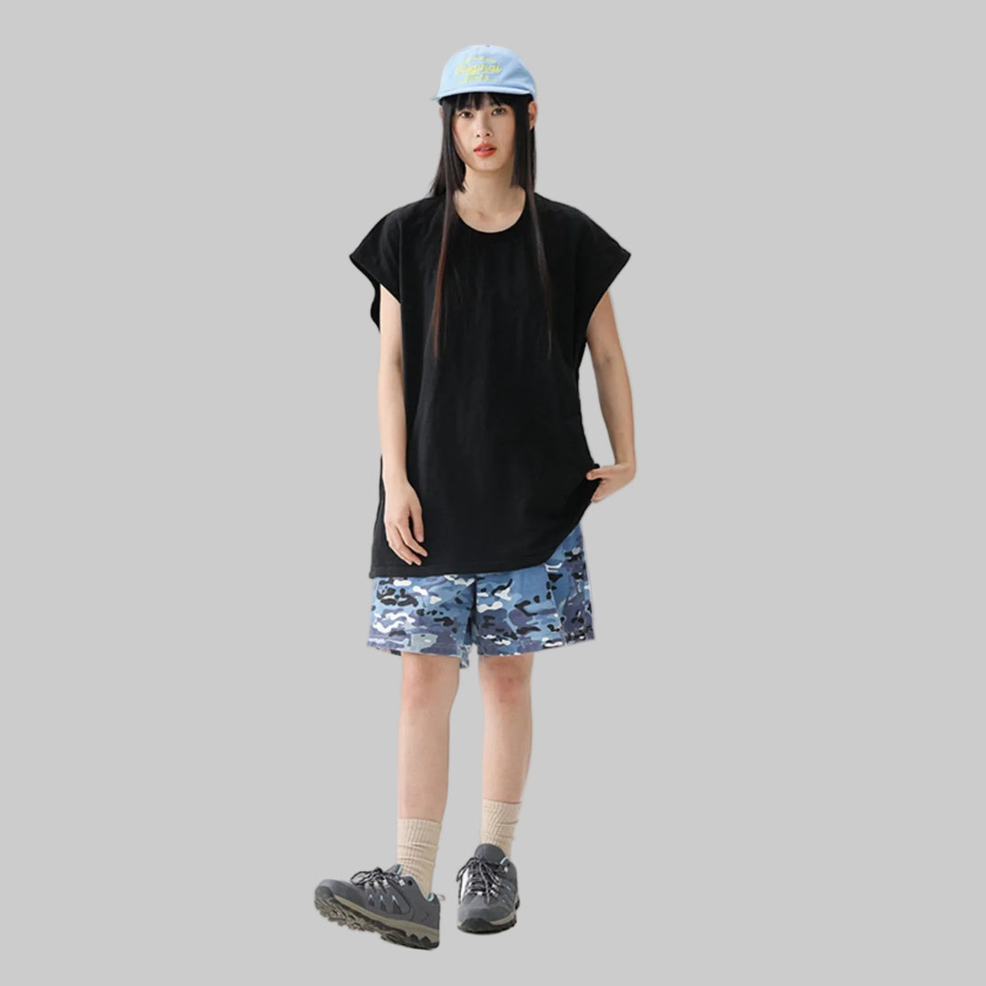 BLACKARMADA Unisex Vintage Sleeveless Tee | 100% Cotton Stone-Washed Oversized Shirt