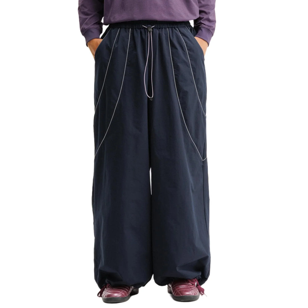 BLACKARMADA Lightweight Techwear Parachute Pants | Windproof & Waterproof Hiking Trousers for Outdoor Adventure