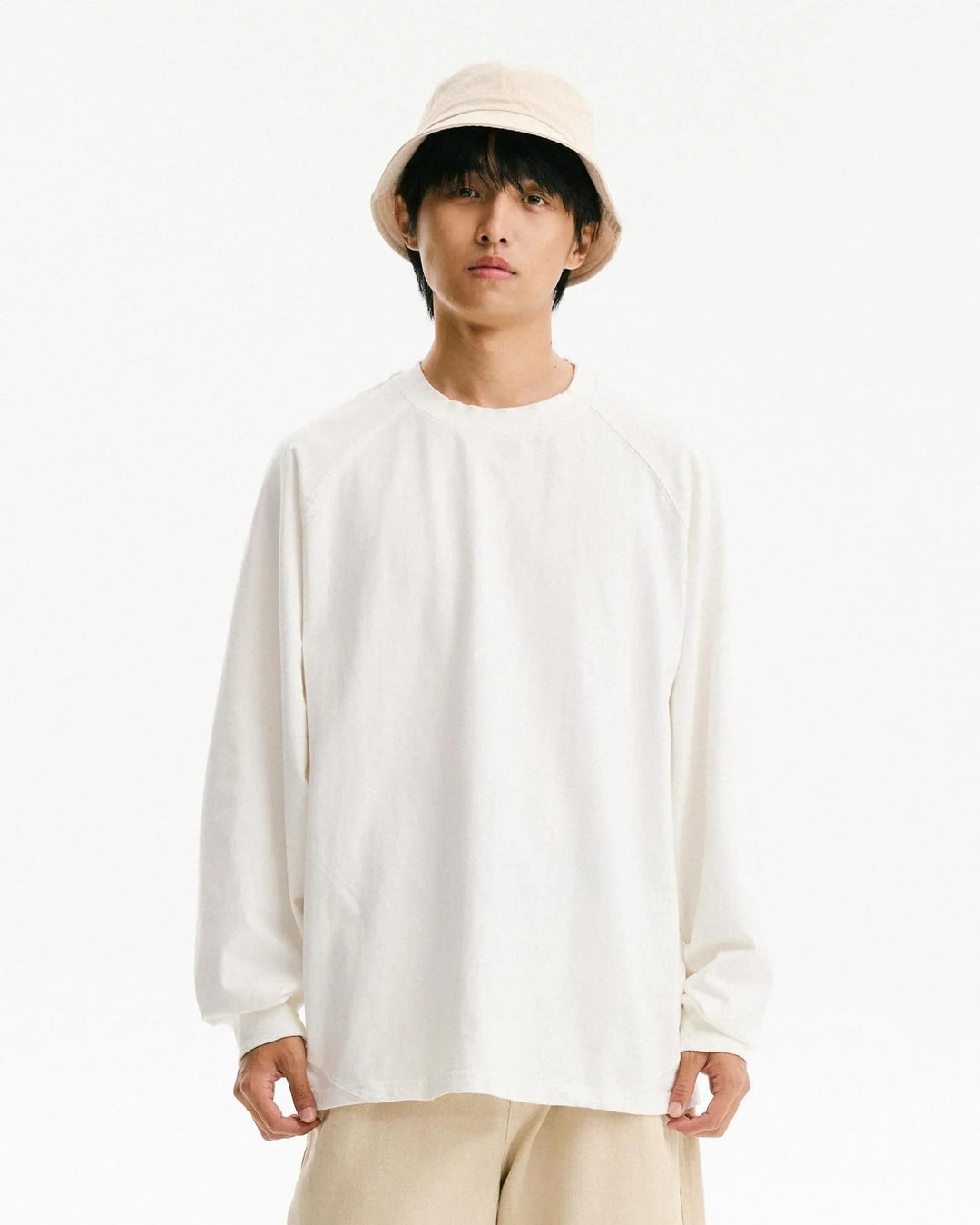 BLACKARMADA Vintage Washed Unisex Long Sleeve Tee | Relaxed Fit Cotton Shirt
