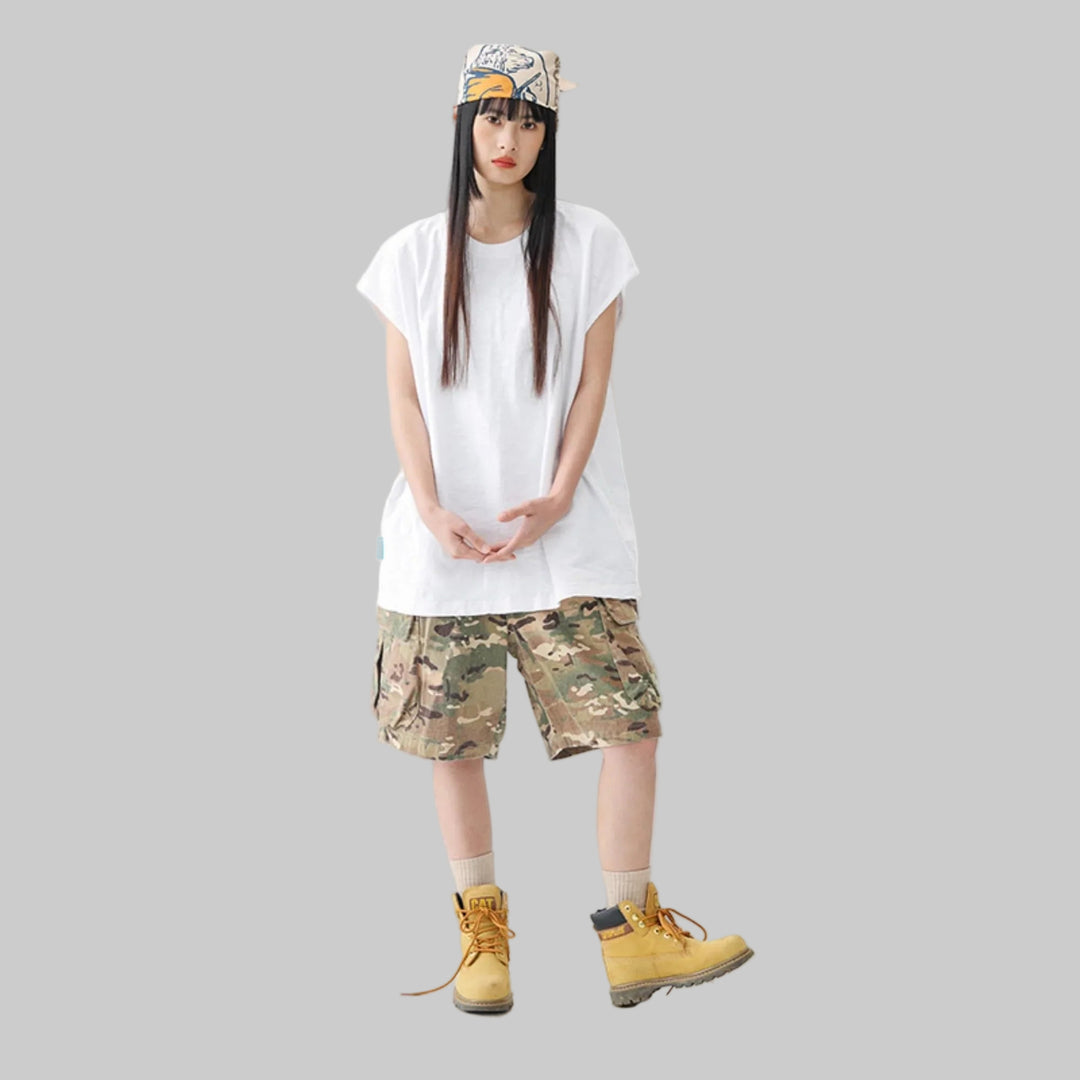 BLACKARMADA Unisex Vintage Sleeveless Tee | 100% Cotton Stone-Washed Oversized Shirt