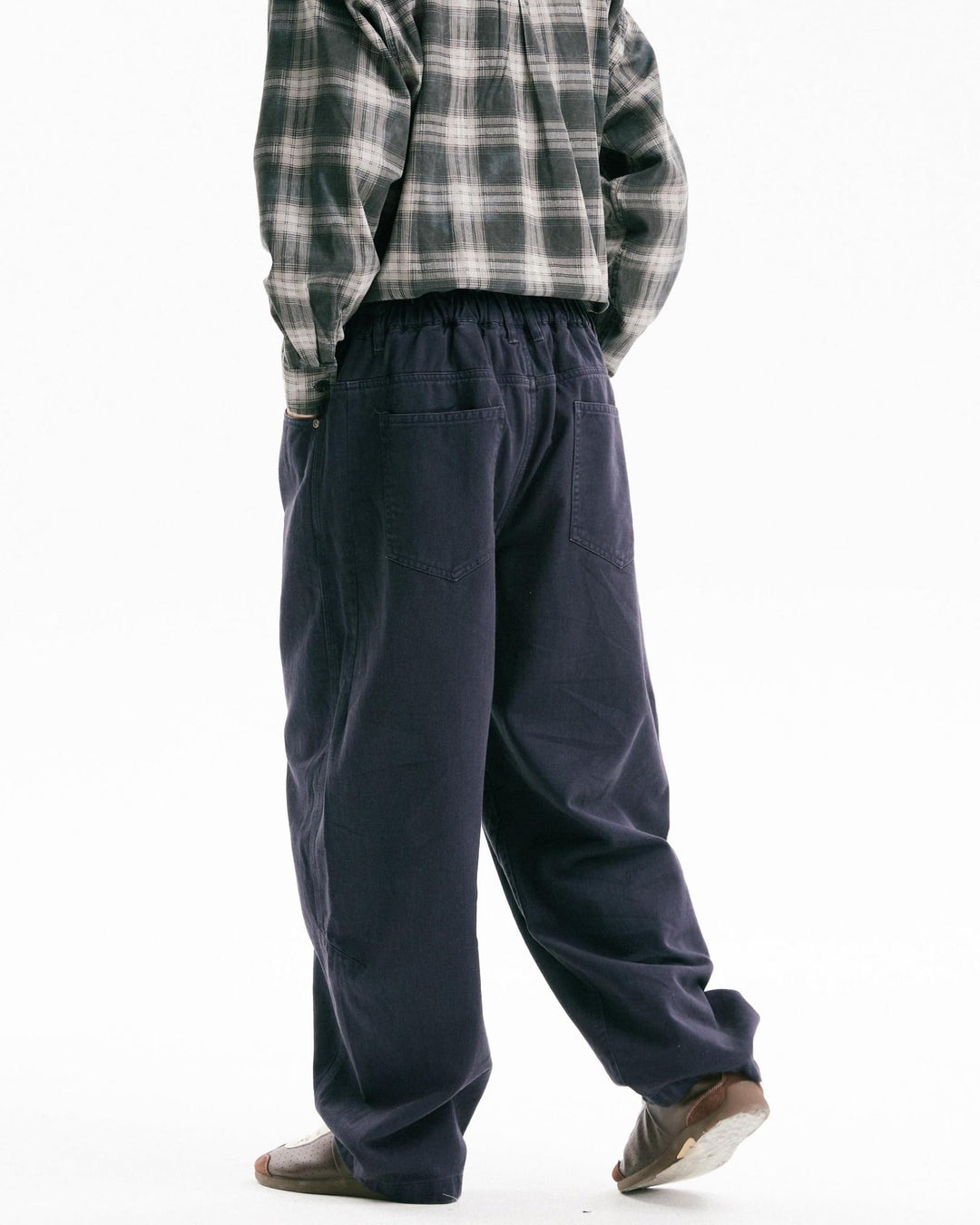 BLACKARMADA Vintage Curved-Leg 5-Pocket Pants for Men & Women, Retro Workwear Trousers