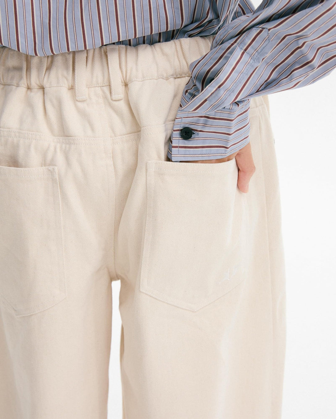 BLACKARMADA Vintage Curved-Leg 5-Pocket Pants for Men & Women, Retro Workwear Trousers