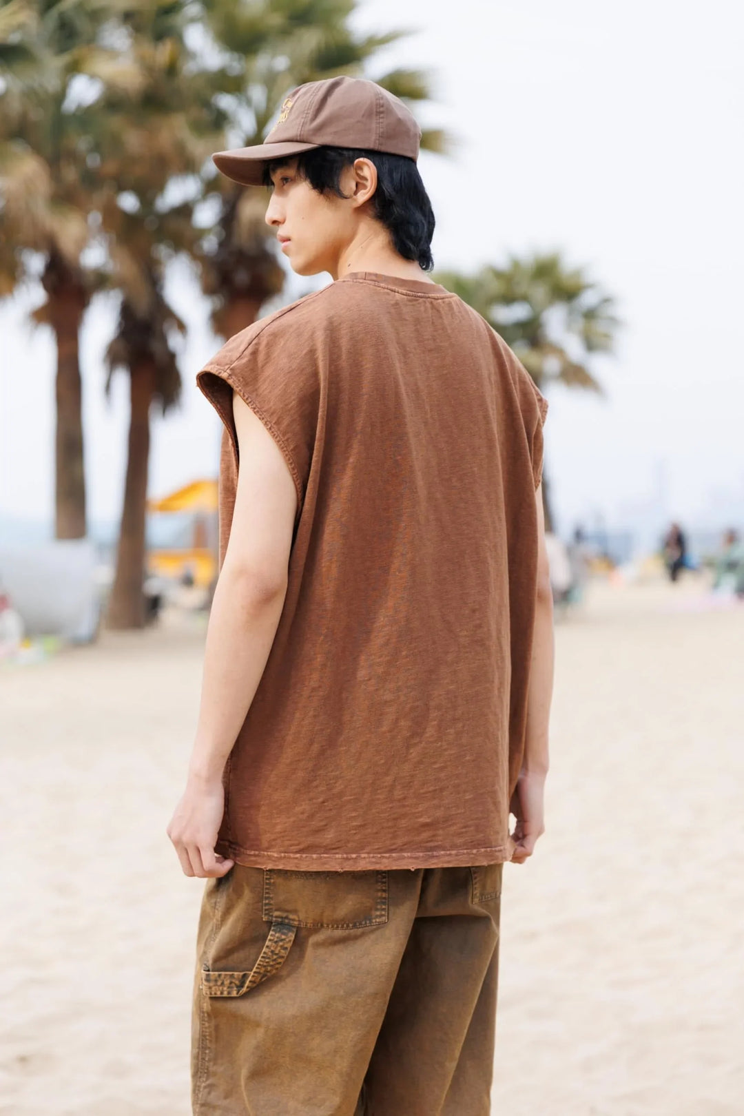 BLACKARMADA Unisex Vintage Sleeveless Tee | 100% Cotton Stone-Washed Oversized Shirt