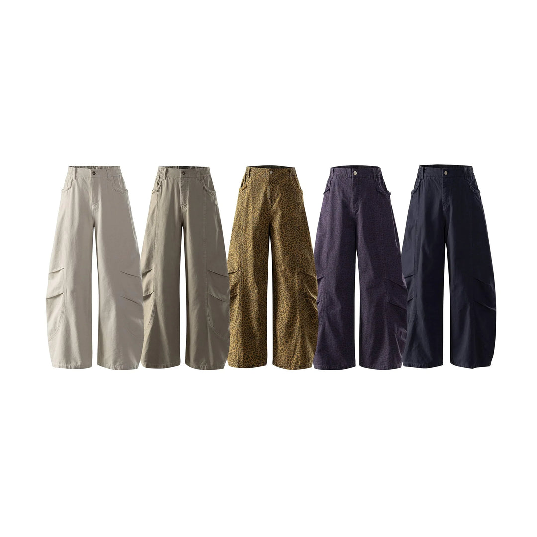 BLACKARMADA Vintage Cargo Pants | Cotton Wide-Leg Workwear for Men & Women