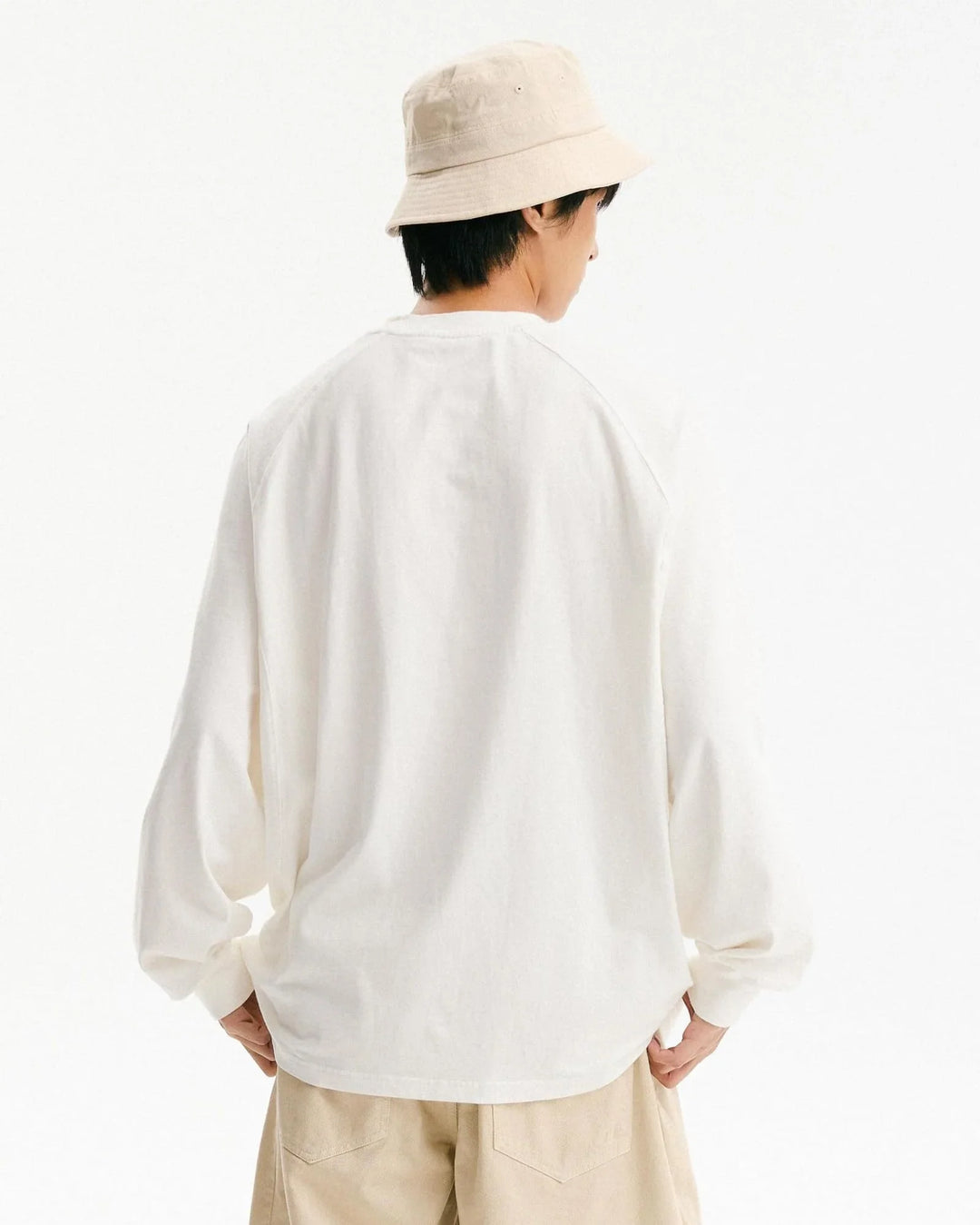 BLACKARMADA Vintage Washed Unisex Long Sleeve Tee | Relaxed Fit Cotton Shirt