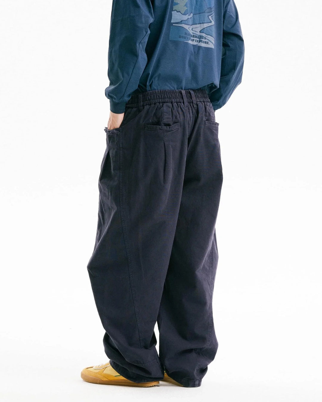 BLACKARMADA Vintage Cargo Pants | Cotton Wide-Leg Workwear for Men & Women