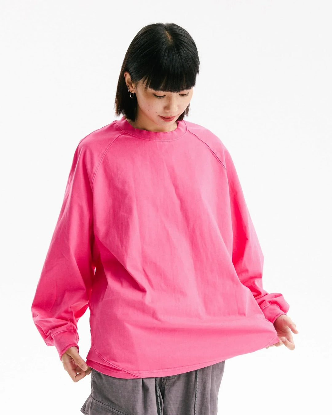 BLACKARMADA Vintage Washed Unisex Long Sleeve Tee | Relaxed Fit Cotton Shirt