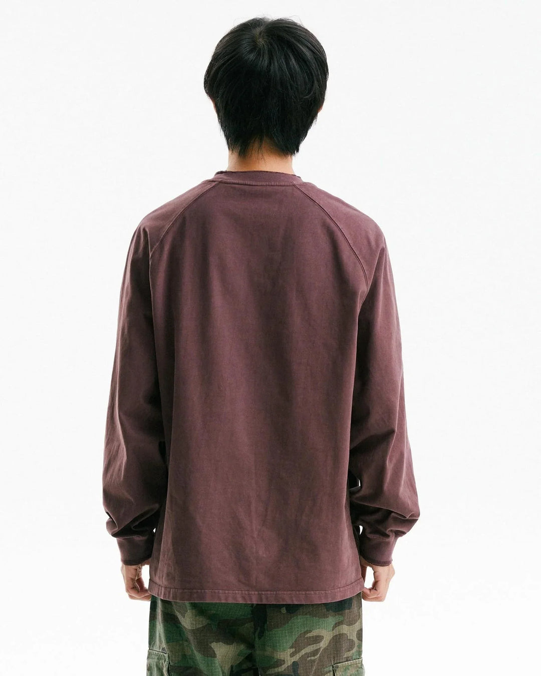 BLACKARMADA Vintage Washed Unisex Long Sleeve Tee | Relaxed Fit Cotton Shirt