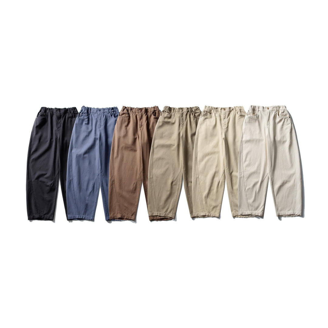 BLACKARMADA Vintage Curved-Leg 5-Pocket Pants for Men & Women, Retro Workwear Trousers