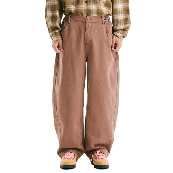 BLACKARMADA Vintage Curved-Leg 5-Pocket Pants for Men & Women, Retro Workwear Trousers