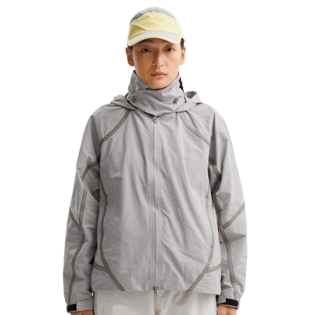 BLACKARMADA Lightweight Waterproof Hiking Jacket for Men & Women with Multi-Style Collar, Windproof Outdoor Shell
