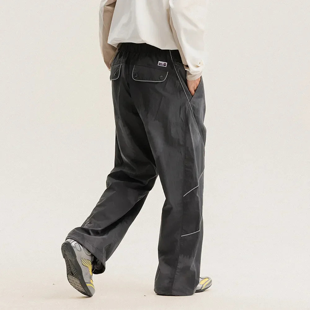 BLACKARMADA Waterproof Parachute Pants | Reflective Quick-Dry Joggers for Men & Women