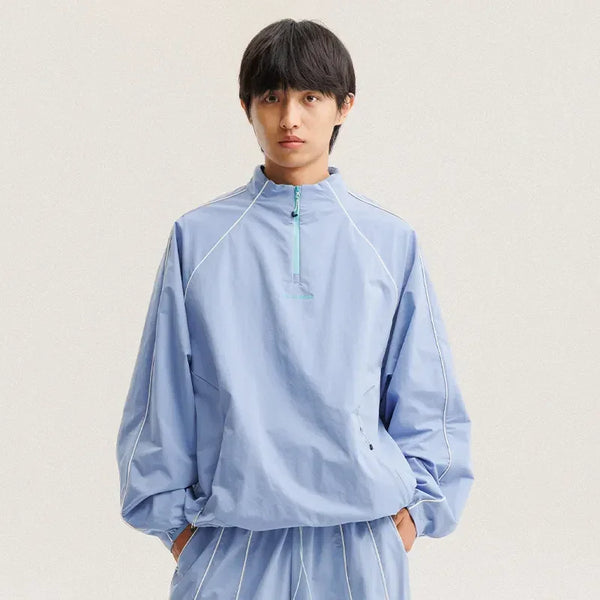 BLACKARMADA Lightweight Windbreaker Pullover Jacket for Men & Women | Water-Repellent & Reflective