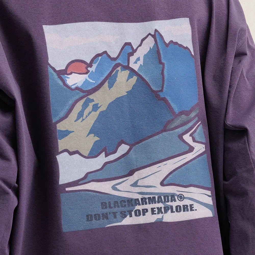 BLACKARMADA Quick-Dry Long Sleeve T-Shirt – Lightweight & Breathable for Outdoor Activities