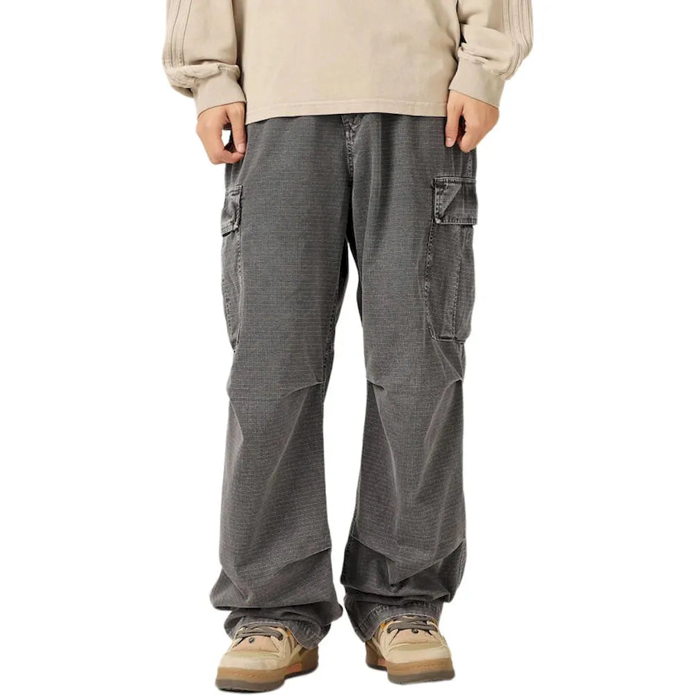 BLACKARMADA Unisex Baggy Cargo Pants β 100% Cotton, Wide Leg Work & Hiking Trousers