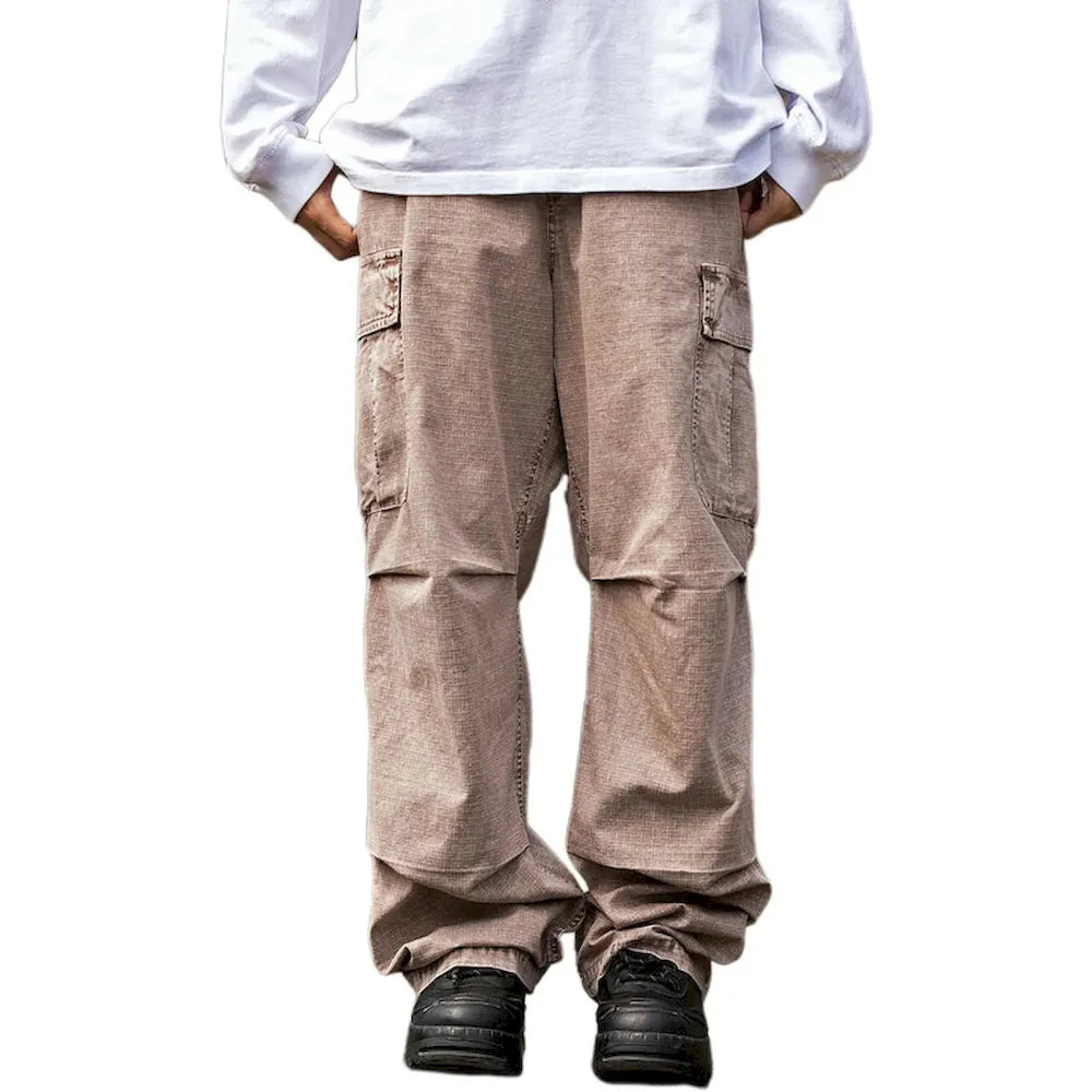 BLACKARMADA Unisex Baggy Cargo Pants β 100% Cotton, Wide Leg Work & Hiking Trousers