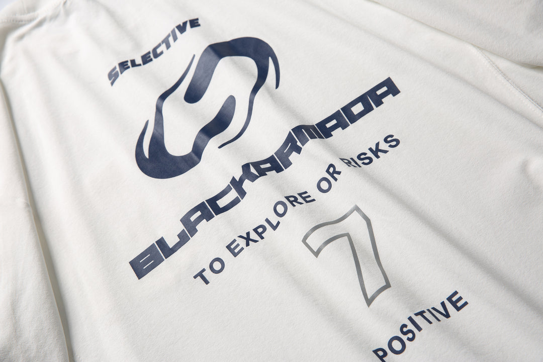 BLACKARMADA Reflective Graphic T-Shirt | Pocket Tee with Back Print for High Visibility
