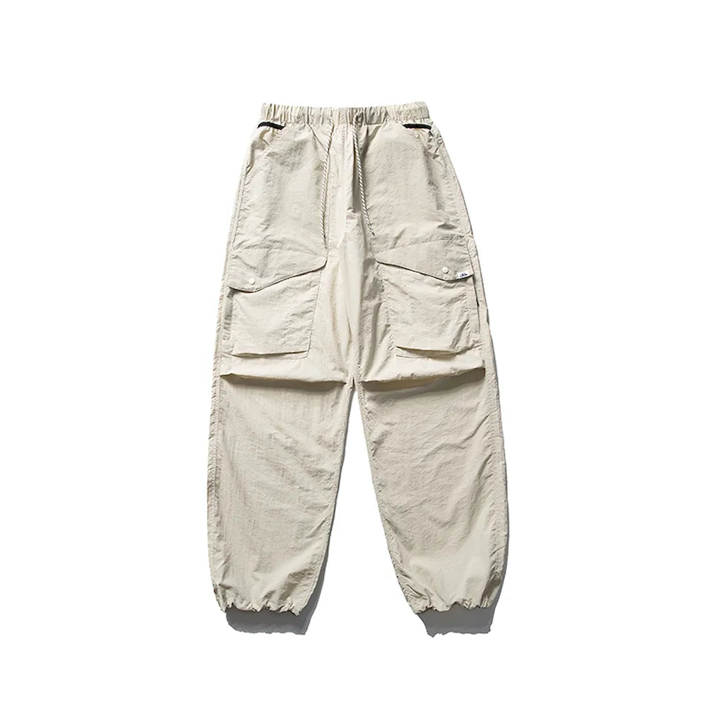 BLACKARMADA Parachute Cargo Pants – Quick Dry, Lightweight Joggers for Men & Women