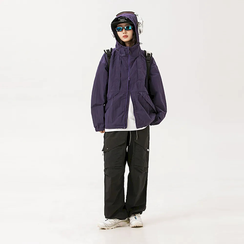 BLACKARMADA Parachute Cargo Pants – Quick Dry, Lightweight Joggers for Men & Women