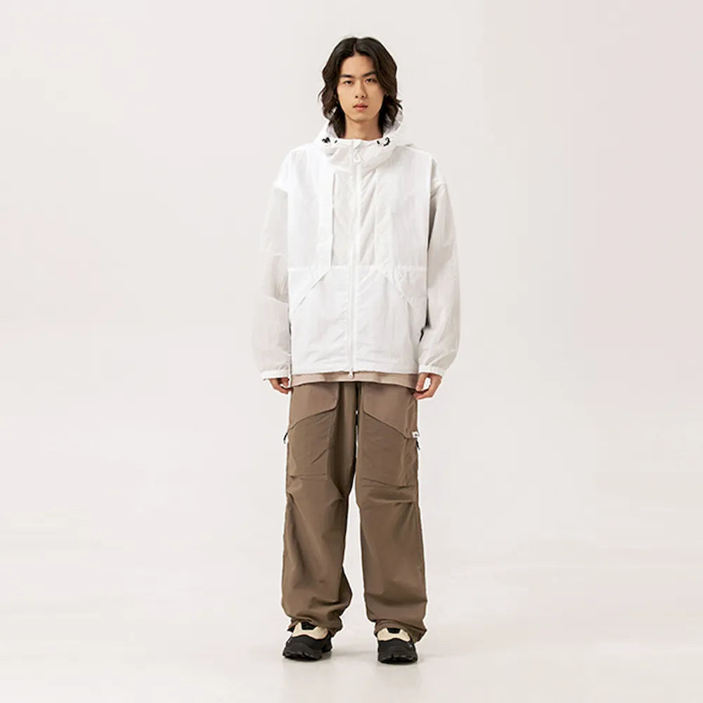 BLACKARMADA Parachute Cargo Pants – Quick Dry, Lightweight Joggers for Men & Women