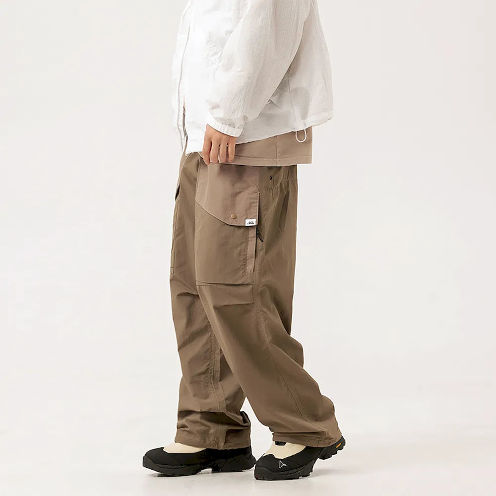 BLACKARMADA Parachute Cargo Pants – Quick Dry, Lightweight Joggers for Men & Women