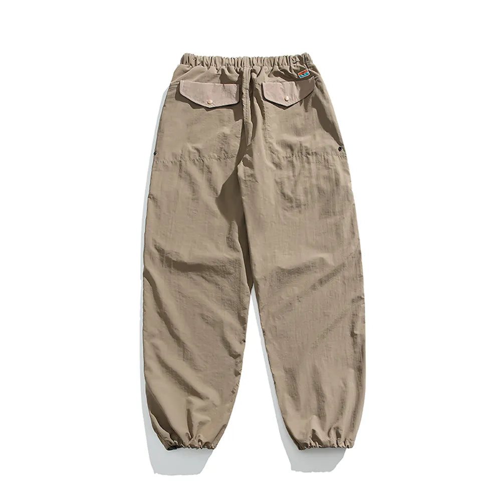 BLACKARMADA Parachute Cargo Pants – Quick Dry, Lightweight Joggers for Men & Women