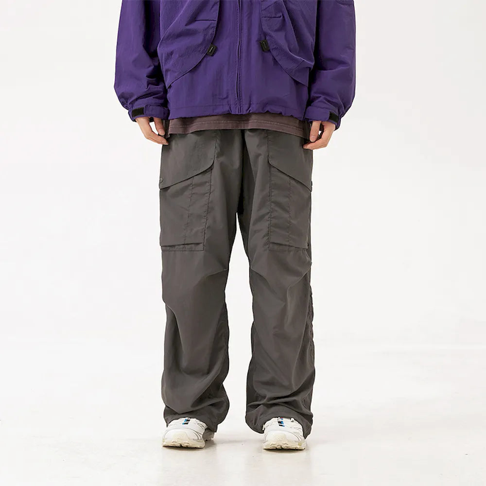 BLACKARMADA Parachute Cargo Pants – Quick Dry, Lightweight Joggers for Men & Women