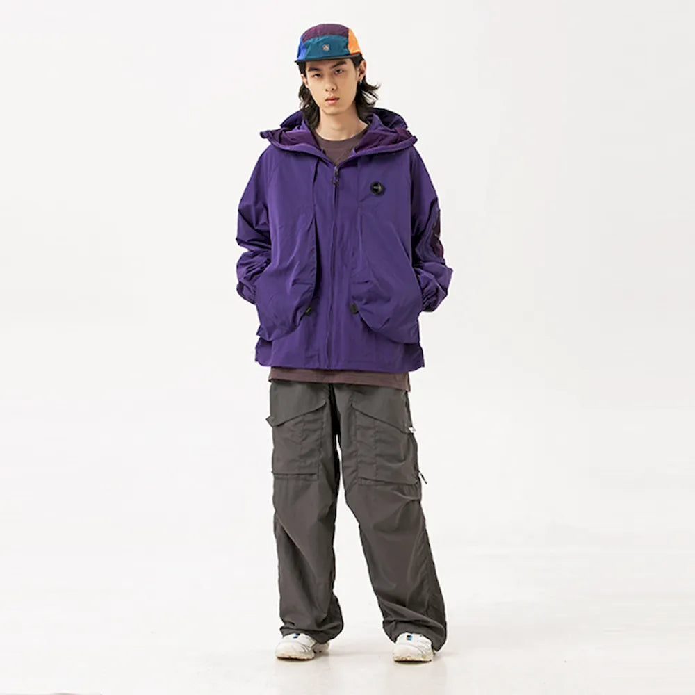 BLACKARMADA Parachute Cargo Pants – Quick Dry, Lightweight Joggers for Men & Women