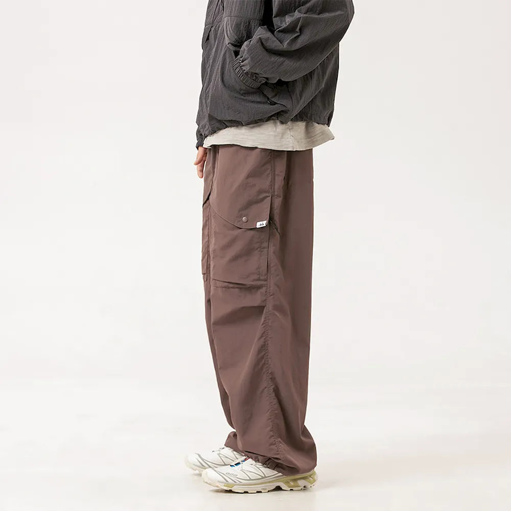 BLACKARMADA Parachute Cargo Pants – Quick Dry, Lightweight Joggers for Men & Women