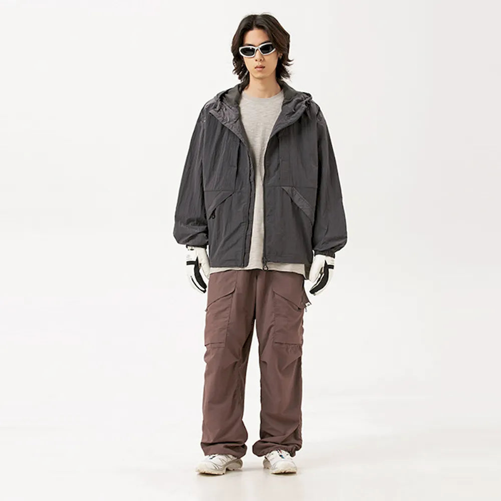 BLACKARMADA Parachute Cargo Pants – Quick Dry, Lightweight Joggers for Men & Women