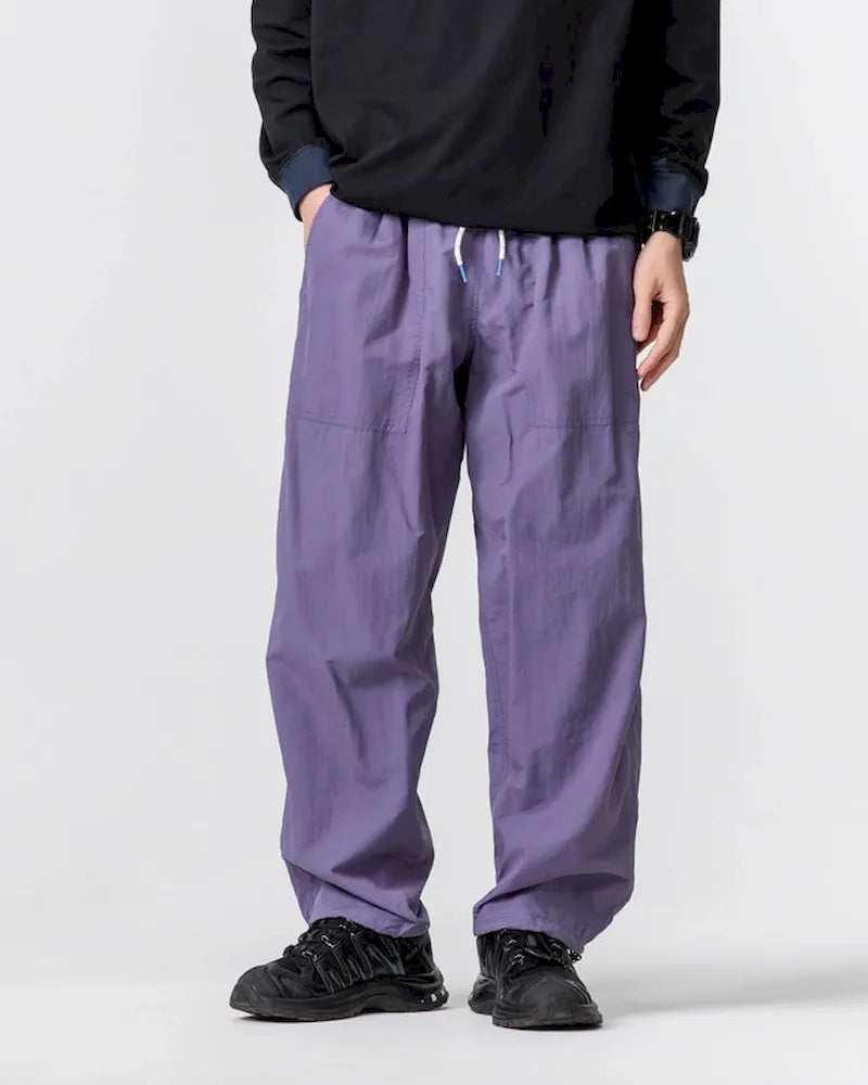 BLACKARMADA Waterproof Baggy Parachute Pants – Breathable Quick-Dry Joggers for Hiking & Outdoor Activities