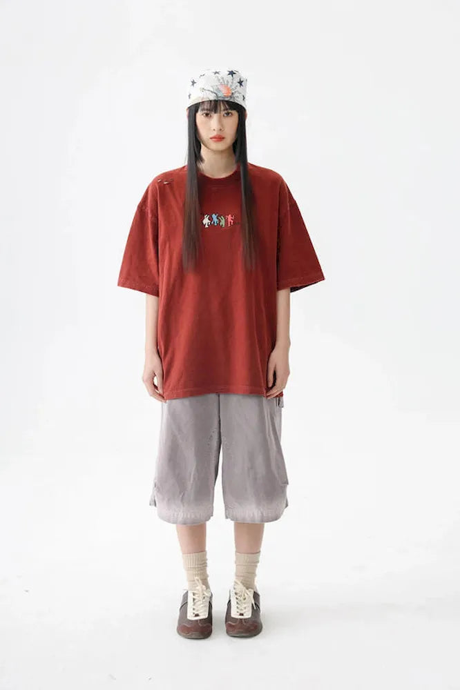 BLACKARMADA Unisex Oversized T-Shirt - Minimalist, 100% Cotton Casual Wear