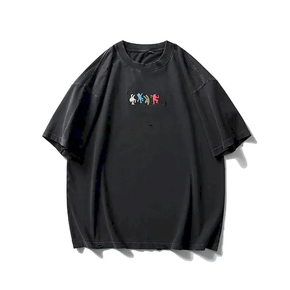 BLACKARMADA Unisex Oversized T-Shirt - Minimalist, 100% Cotton Casual Wear