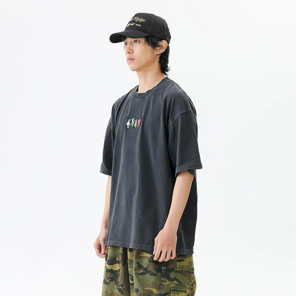 BLACKARMADA Unisex Oversized T-Shirt - Minimalist, 100% Cotton Casual Wear