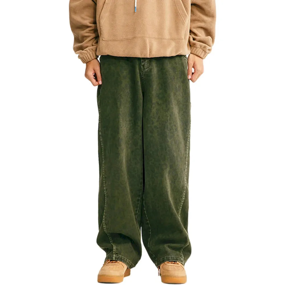 BLACKARMADA Unisex Wide Leg Cargo Pants | 100% Cotton Baggy Work Trousers for Men & Women