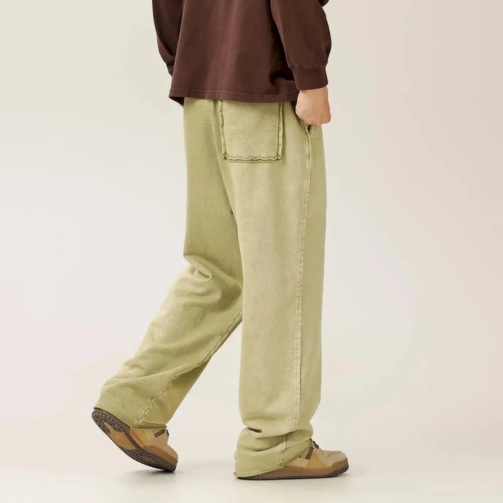 BLACKARMADA Vintage Baggy Sweatpants | 100% Cotton Washed Drawstring Work Pants