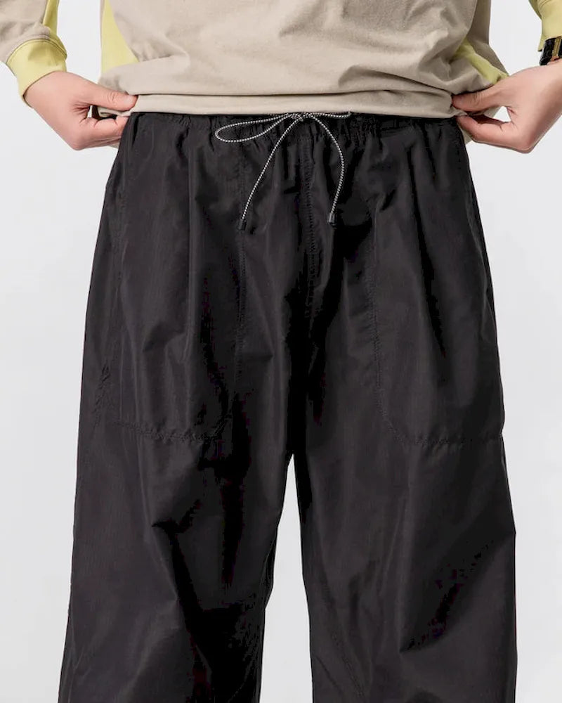 BLACKARMADA Unisex Lightweight Waterproof Baggy Hiking Pants,Parachute Work Pants,Wide Leg Summer Sweatpants,Fishing Trousers