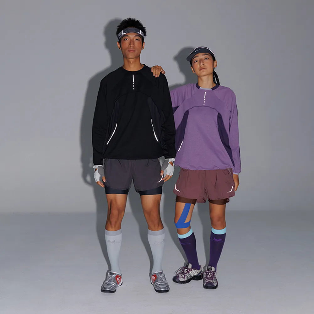 BLACKARMADA Unisex Quick Dry Long Sleeve Workout Shirt for Running, Cycling, Yoga