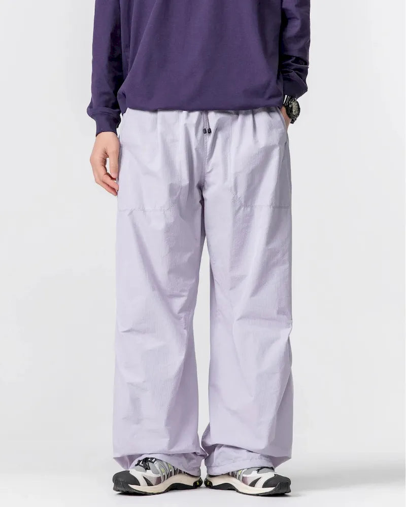BLACKARMADA Unisex Lightweight Waterproof Baggy Hiking Pants,Parachute Work Pants,Wide Leg Summer Sweatpants,Fishing Trousers