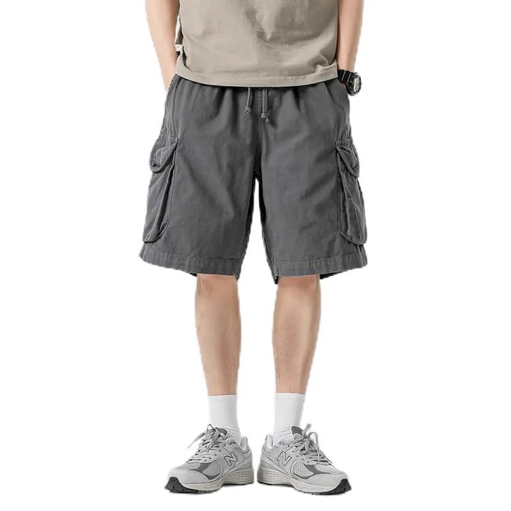 BLACKARMADA Unisex Oversized Camo Cargo Shorts – Streetwear for Men & Women