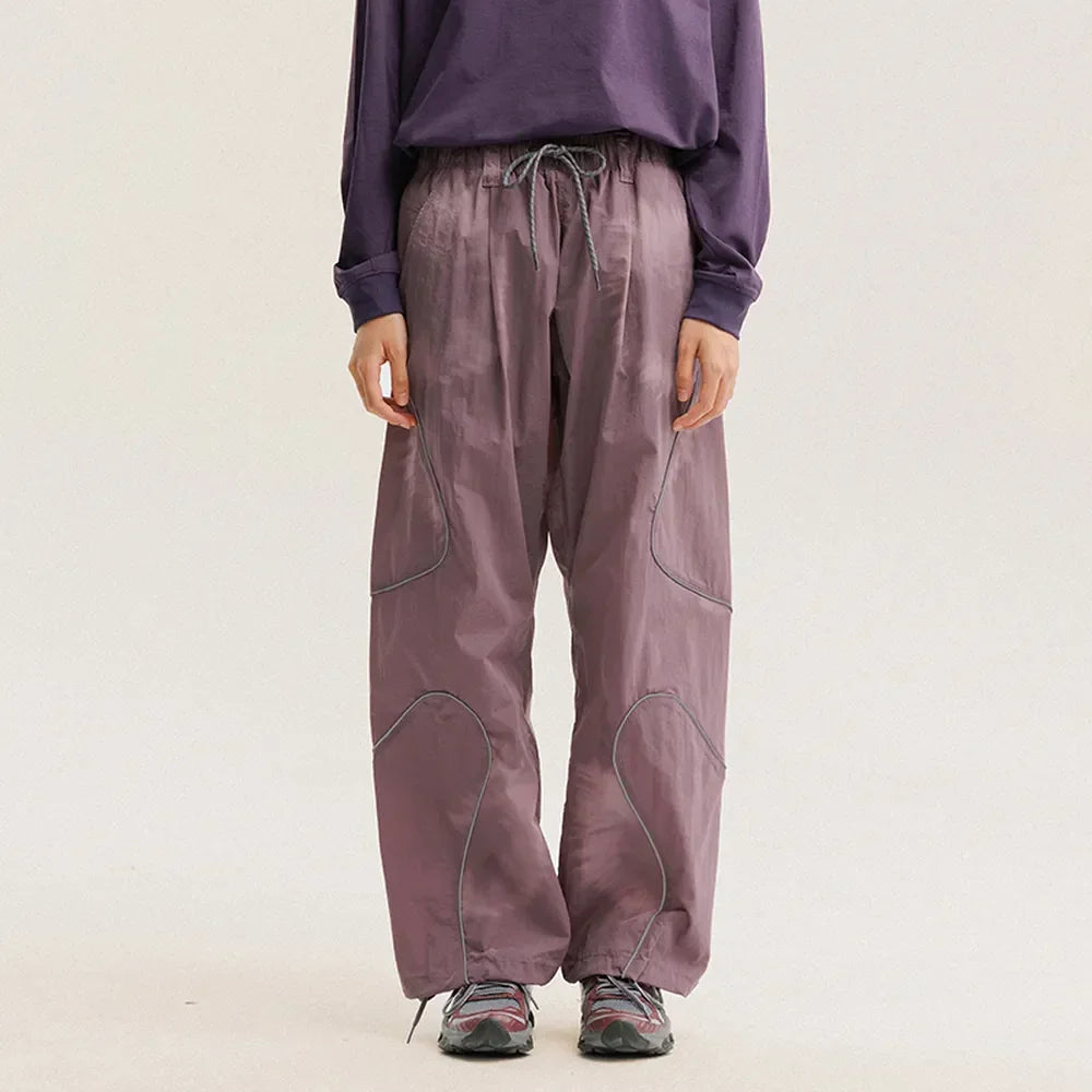 BLACKARMADA Waterproof Parachute Pants | Reflective Quick-Dry Joggers for Men & Women