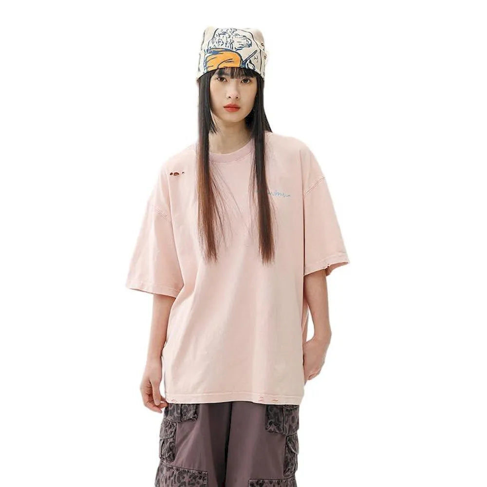 BLACKARMARA Unisex Casual T-Shirt,Bold Contrast Print,Signature Design,Relaxed Fit for Everyday&Summer