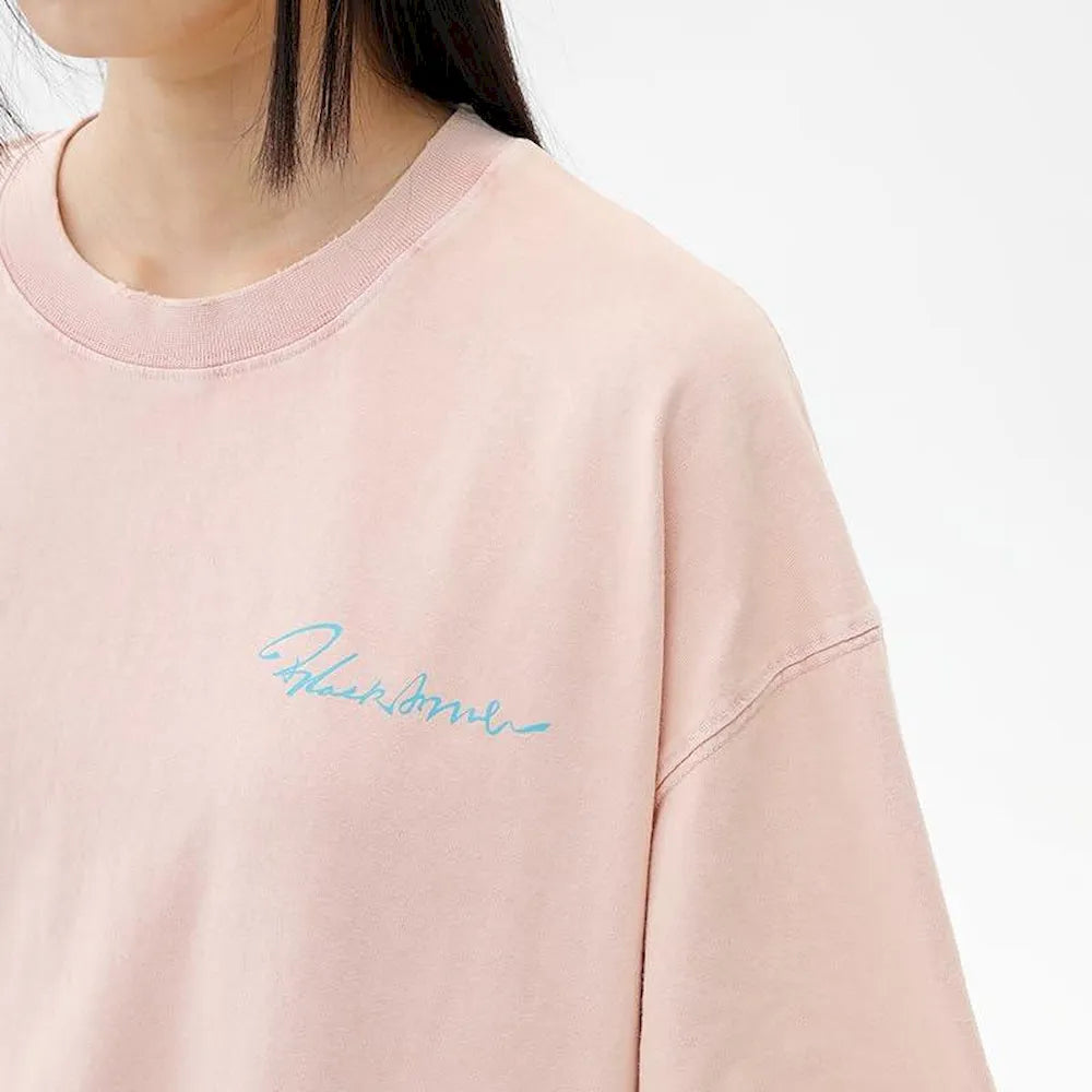 BLACKARMARA Unisex Casual T-Shirt,Bold Contrast Print,Signature Design,Relaxed Fit for Everyday&Summer
