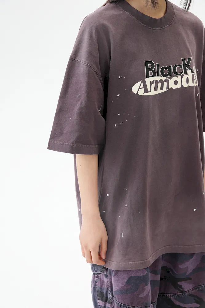 BLACKARMADA Unisex Oversized Cotton Tee - Retro Streetwear Design for Everyday Wear