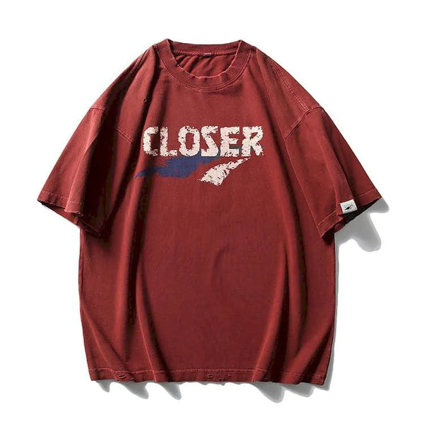 BLACKARMADA Unisex Vintage Graphic Oversized Tee - 100% Cotton Retro Streetwear for Everyday Wear