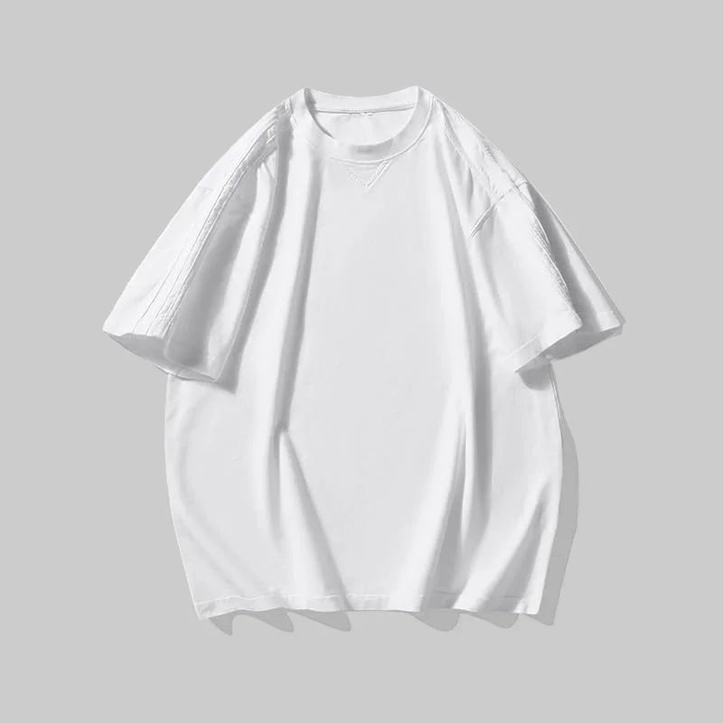 BLACKARMADA Oversized Retro T-Shirt 100% Cotton Vintage Streetwear Tee